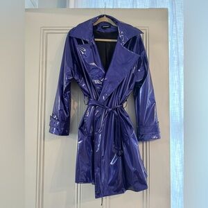 Nerazzurri Purple Trench Coat Size L